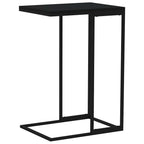 Tavolino da Salotto Nero 40x30x59 cm in Legno Multistrato