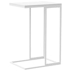 Tavolino da Salotto Bianco 40x30x59 cm in Legno Multistrato