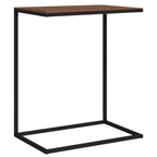 Tavolino da Salotto Nero 55x35x66 cm in Legno Multistrato