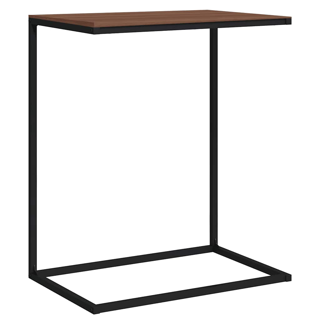 Tavolino da Salotto Nero 55x35x66 cm in Legno Multistrato