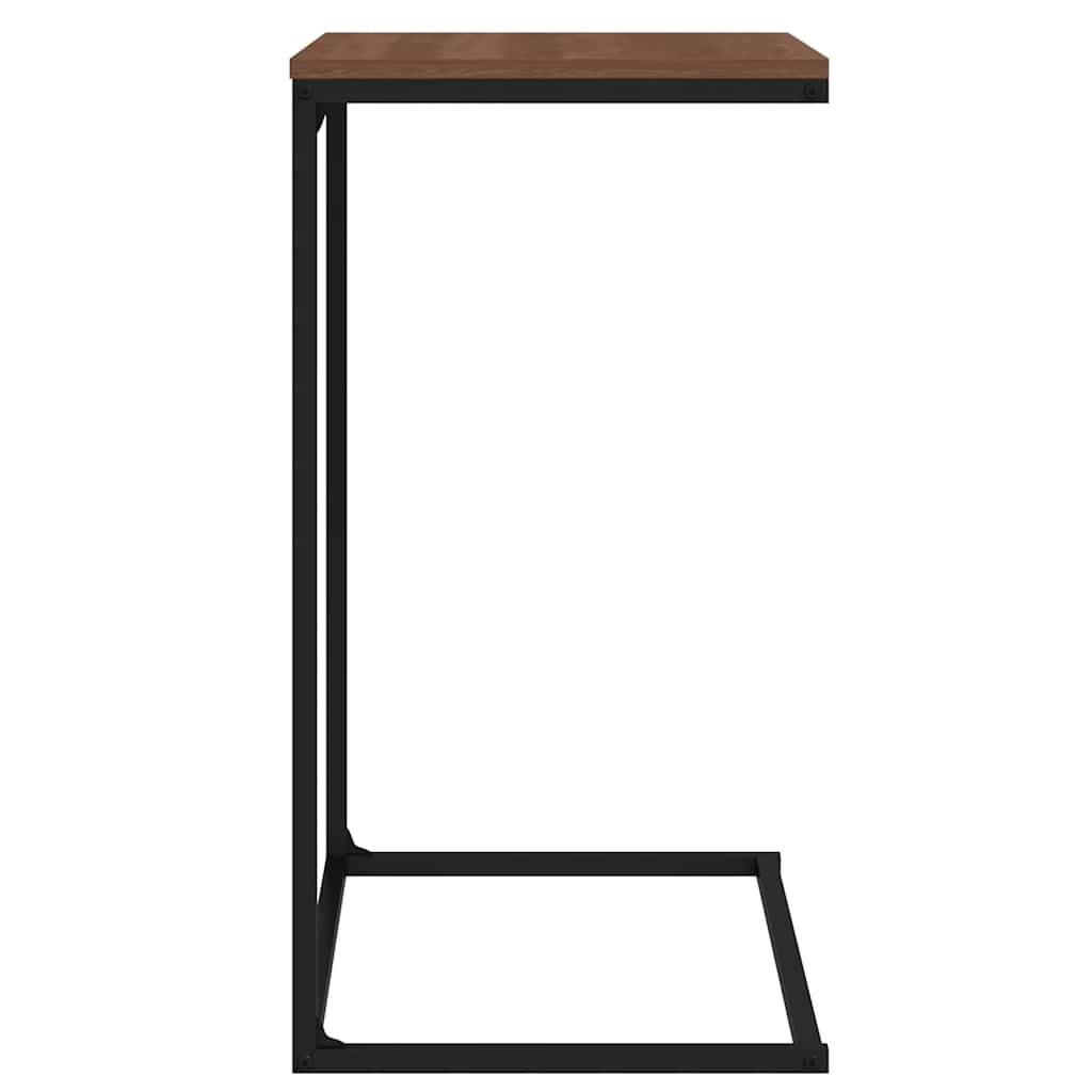 Tavolino da Salotto Nero 55x35x66 cm in Legno Multistrato