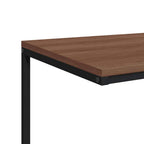 Tavolino da Salotto Nero 55x35x66 cm in Legno Multistrato
