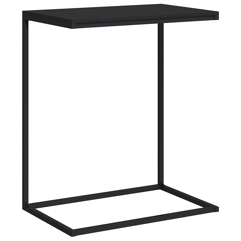 Tavolino da Salotto Nero 55x35x66 cm in Legno Multistrato