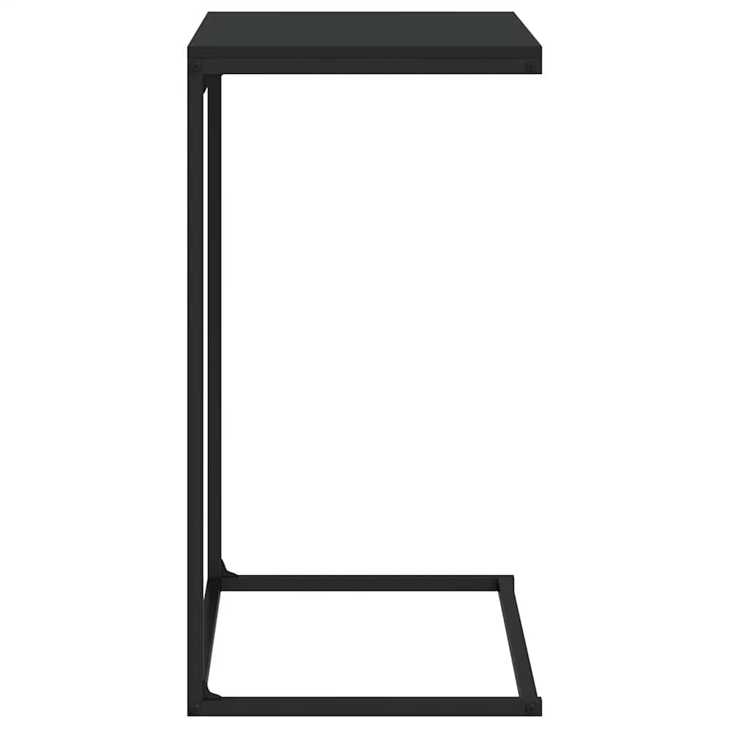 Tavolino da Salotto Nero 55x35x66 cm in Legno Multistrato