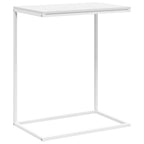 Tavolino da Salotto Bianco 55x35x66 cm in Legno Multistrato