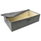 Scatola Portaoggetti in Tessuto 70x40x18 cm Antracite