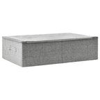 Scatola Portaoggetti in Tessuto 70x40x18 cm Grigio