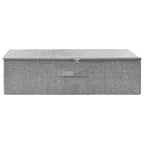Scatola Portaoggetti in Tessuto 70x40x18 cm Grigio