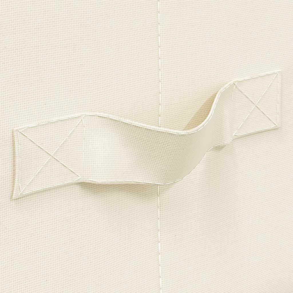 Scatola Portaoggetti in Tessuto 70x40x18 cm Crema