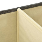 Scatola Portaoggetti in Tessuto 50x30x25 cm Antracite