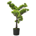 Bonsai di Pino Artificiale con Vaso 60 cm Verde