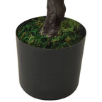 Bonsai di Cipresso Artificiale con Vaso 60 cm Verde