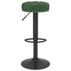 Sgabelli da Bar 2 pz Verde Scuro in Velluto