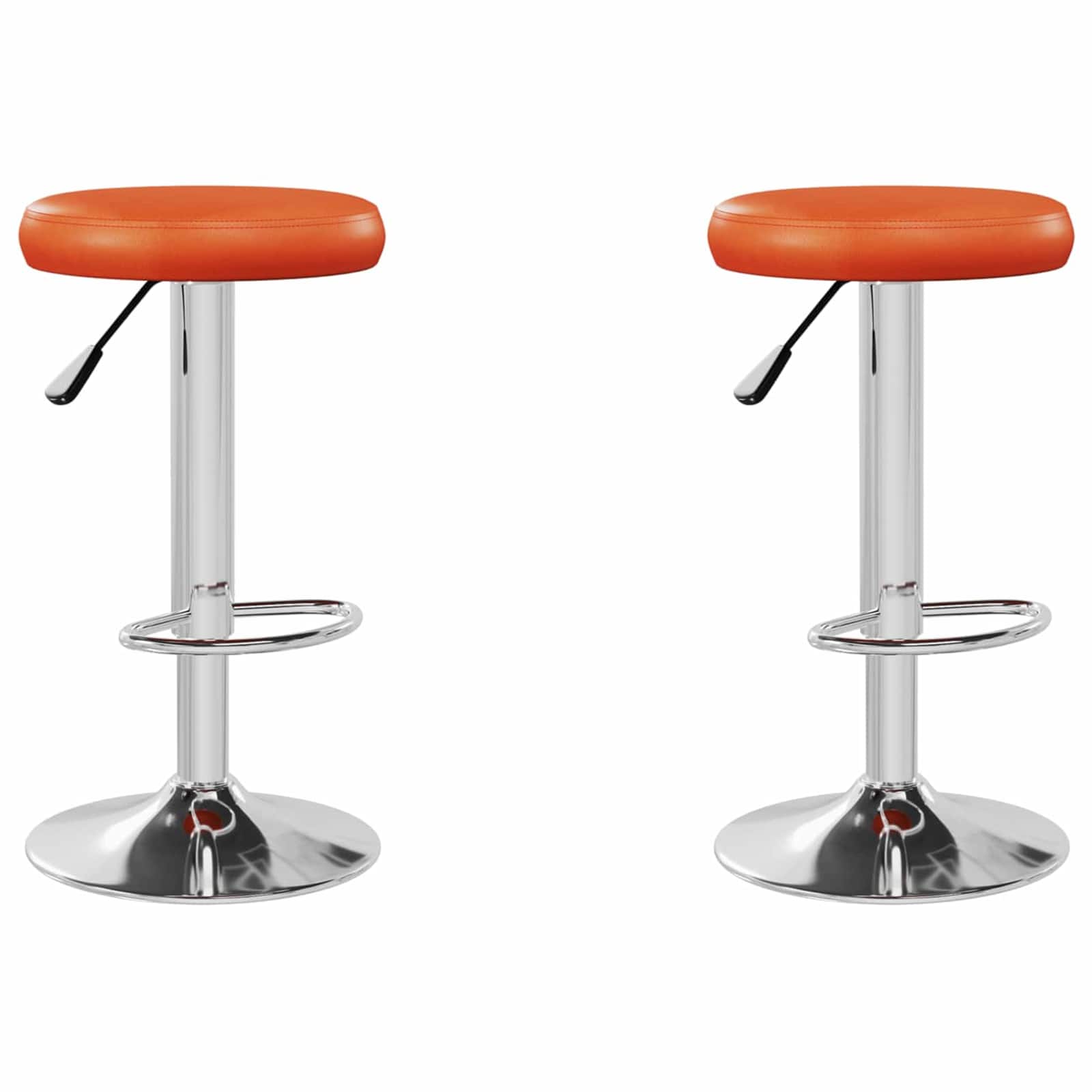 Sgabello da bar 2 pcs 31 x 31 x 87 cm Pelle Sintetica Girevole