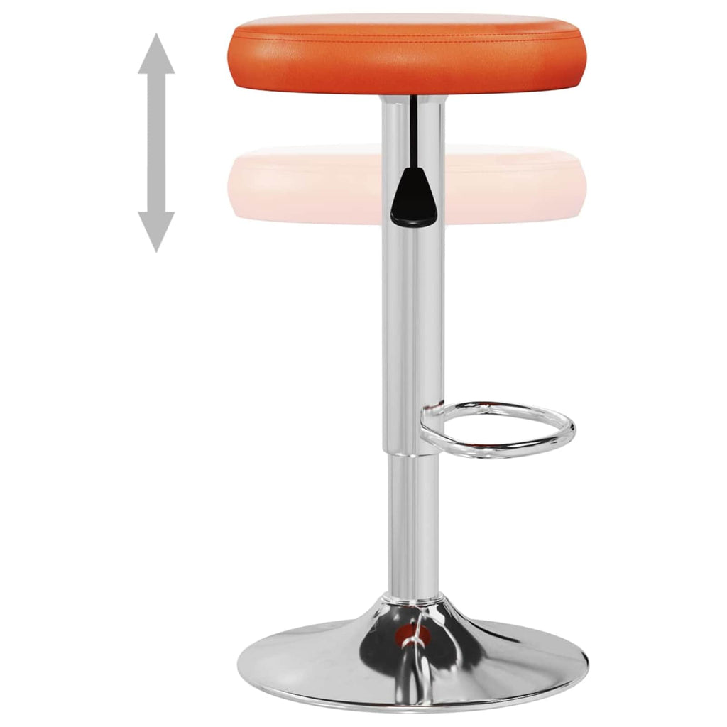 Sgabello da bar 2 pcs 31 x 31 x 87 cm Pelle Sintetica Girevole