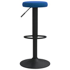 Sgabelli da Bar 2 pz Blu in Velluto