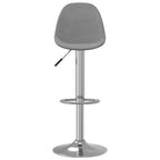 Sgabelli da Bar 2 pz in Tessuto Grigio