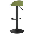 Sgabelli da Bar 2 pz Verde Chiaro in Velluto