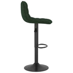 Sgabelli da Bar 2 pz Verde Scuro in Velluto