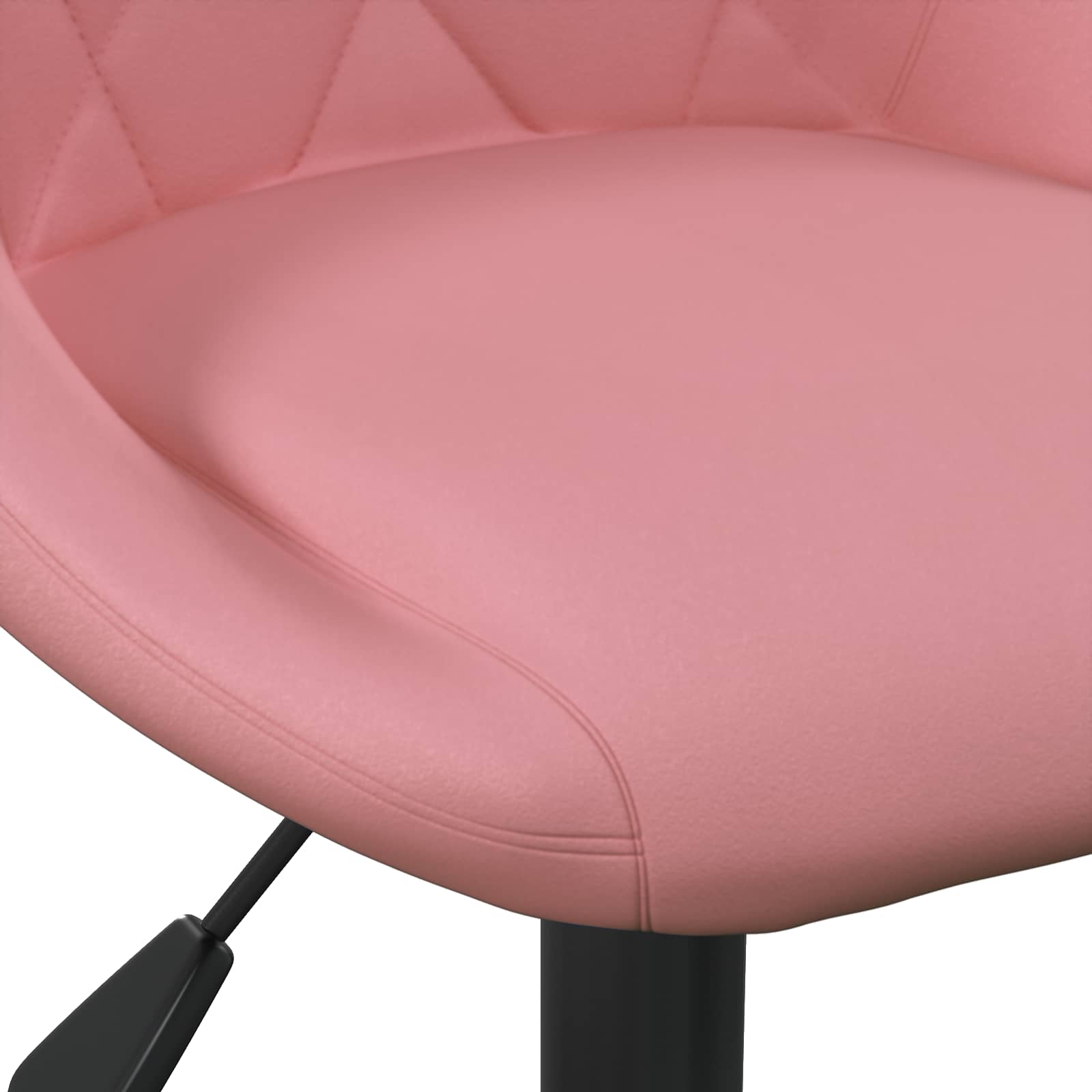 Sgabello da bar Rosa 46 x 44 x (62.5-77.5) cm Pelle sintetica