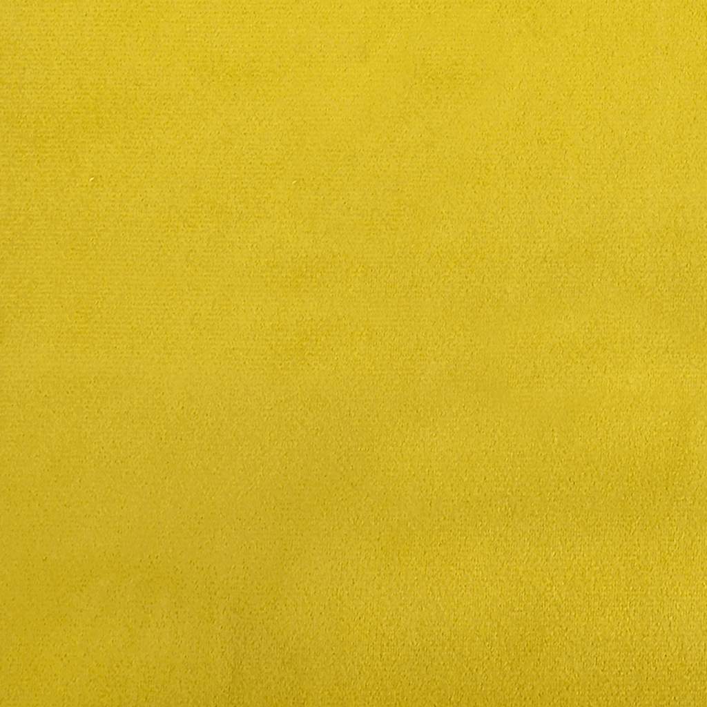 Sgabello da Bar Giallo Senape in Velluto
