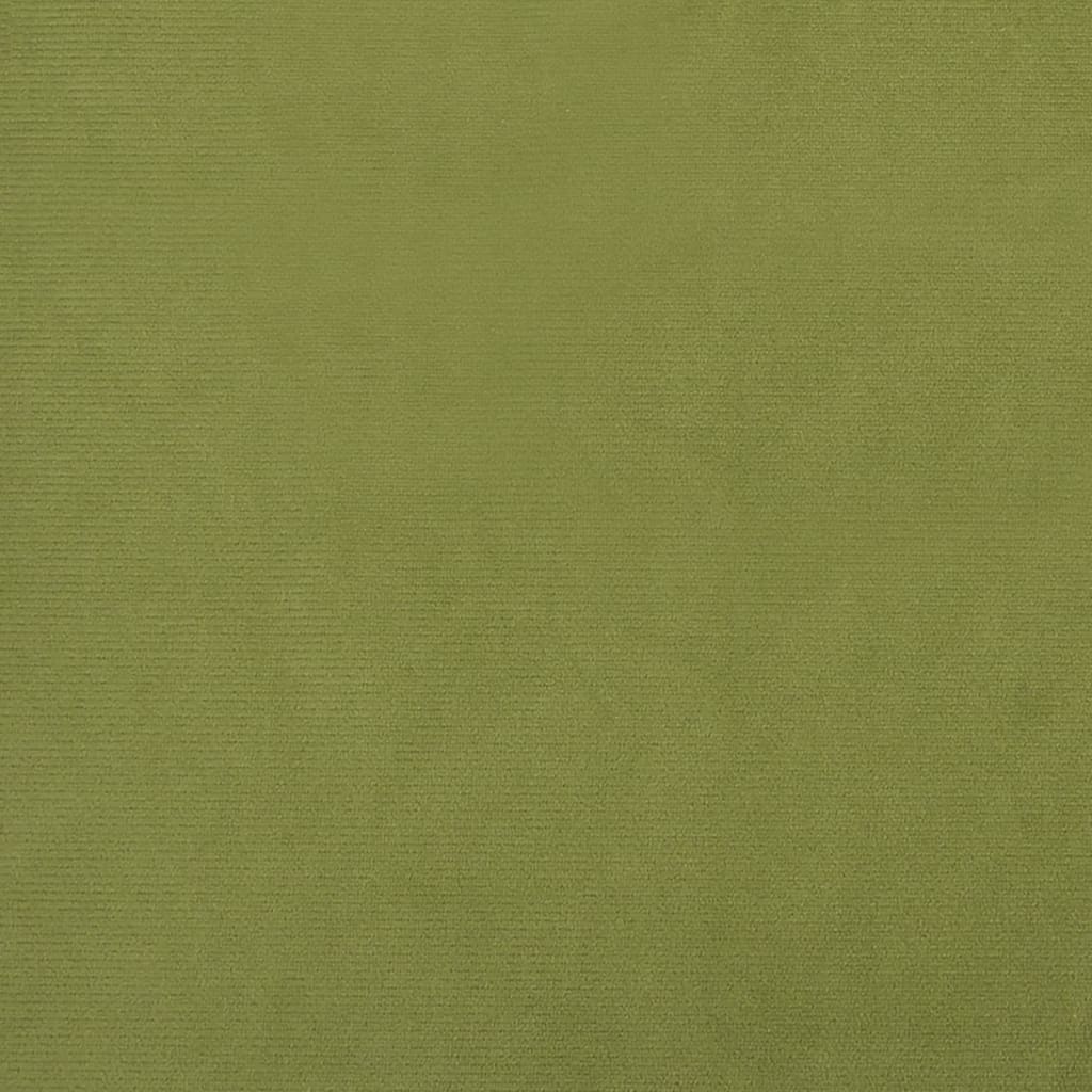 Sgabelli da Bar 2 pz Verde Chiaro in Velluto