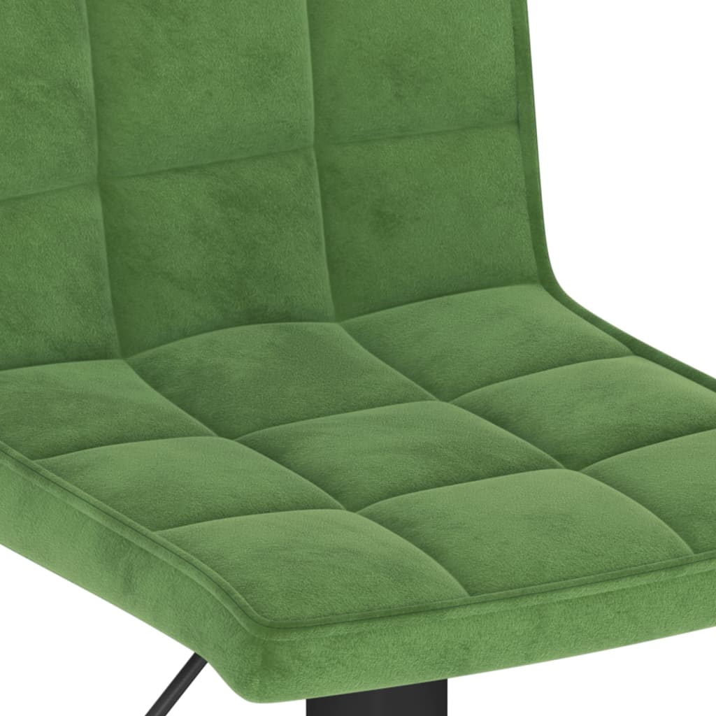 Sgabelli da Bar 2 pz Verde Scuro in Velluto