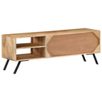 Mobile Porta TV 110x30x40 cm in Legno Massello di Mango