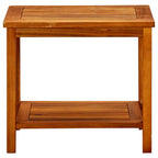 Tavolino da Salotto 50x35x45 cm in Legno Massello di Acacia