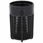 Tubo di Aspirazione con Raccordi in Ottone Nero 1" 7 m in PVC