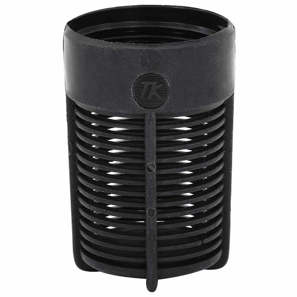 Tubo di Aspirazione con Raccordi in Ottone Nero 1" 7 m in PVC
