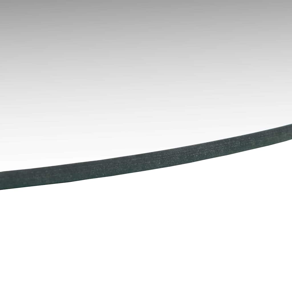 Specchio da Parete Rotondo Senza Cornice con Luci LED in Vetro