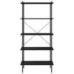 Scaffale con 5 Mensole Nero 80x40x163 cm