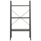 Scaffale Autoportante con 3 Ripiani Nero 56x35x108 cm