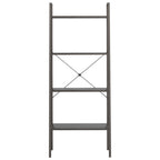 Scaffale Autoportante con 4 Ripiani Nero 56x35x140 cm
