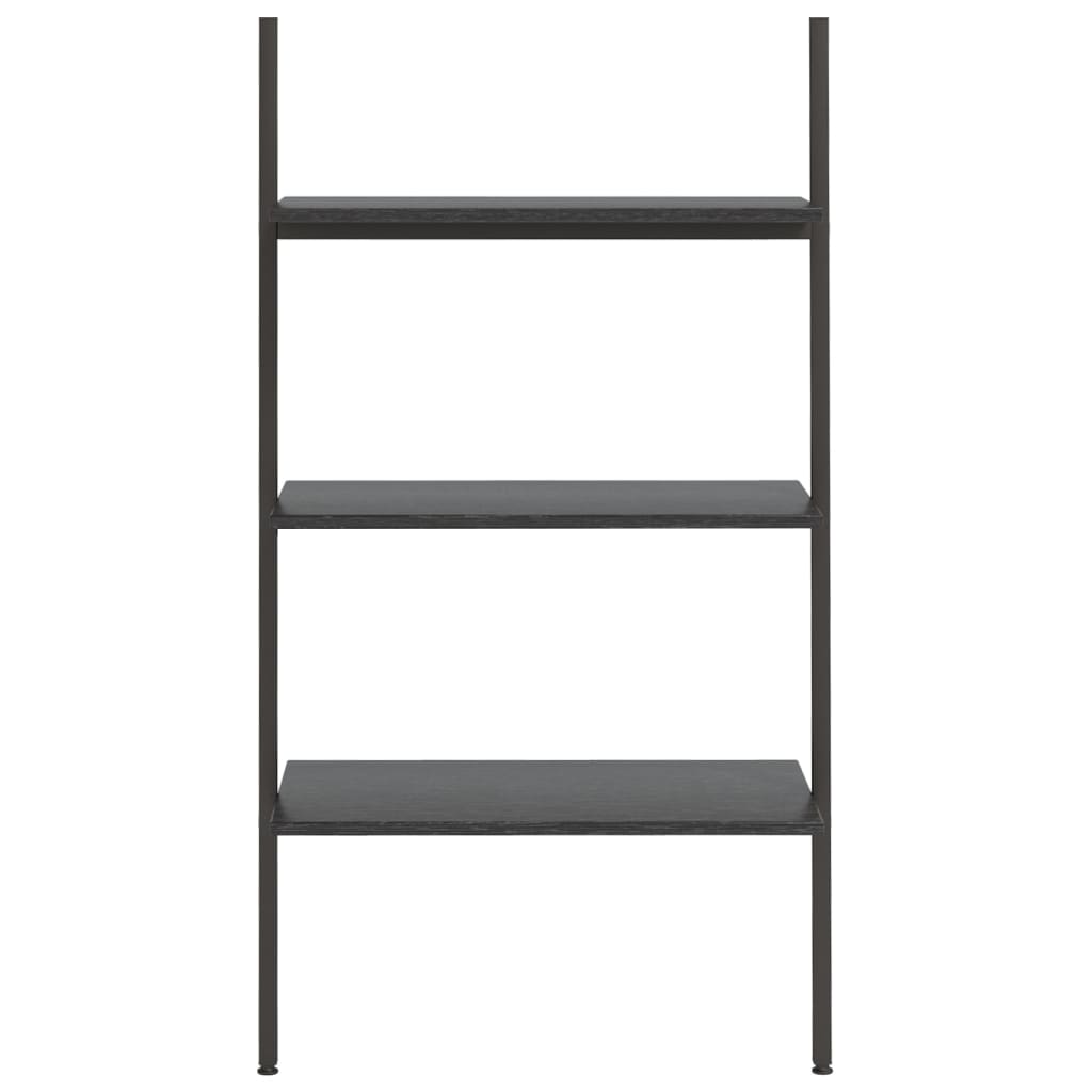 Scaffale Pendente a 3 Livelli Nero 64x34x116cm