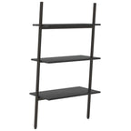 Scaffale Pendente a 3 Livelli Nero 64x34x116cm