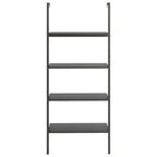 Scaffale Pendente a 4 Livelli Nero 64x35x152,5 cm