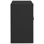 Armadio per Ufficio Antracite 90x40x70 cm in Acciaio
