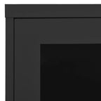 Armadio per Ufficio Antracite 90x40x70 cm in Acciaio