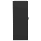 Armadio per Ufficio Antracite 90x40x105 cm in Acciaio