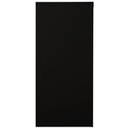 Armadio con Ante Scorrevoli Nero 90x40x90 cm in Acciaio