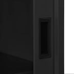 Armadio con Ante Scorrevoli Antracite 90x40x90 cm in Acciaio