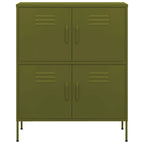 Armadietto Verde Oliva 80x35x101,5 cm in Acciaio