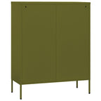 Armadietto Verde Oliva 80x35x101,5 cm in Acciaio