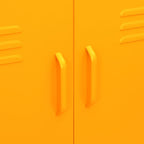 Armadietto Giallo Senape 80x35x101,5 cm in Acciaio
