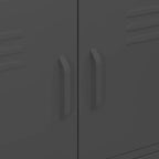 Armadietto Antracite 80x35x101,5 cm in Acciaio