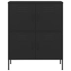 Armadietto Nero 80x35x101,5 cm in Acciaio