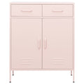 Armadietto Rosa 80x35x101,5 cm in Acciaio