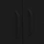 Armadietto Nero 80x35x101,5 cm in Acciaio